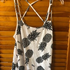 Pineapple Print Tank